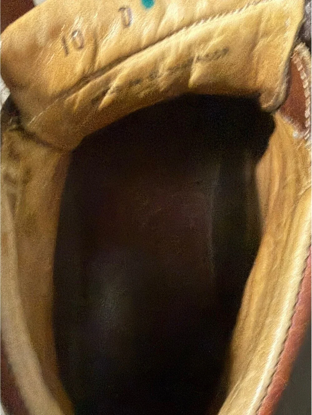 Vintage L.L. Bean Brown Leather Moc Toe Boots Size 10D